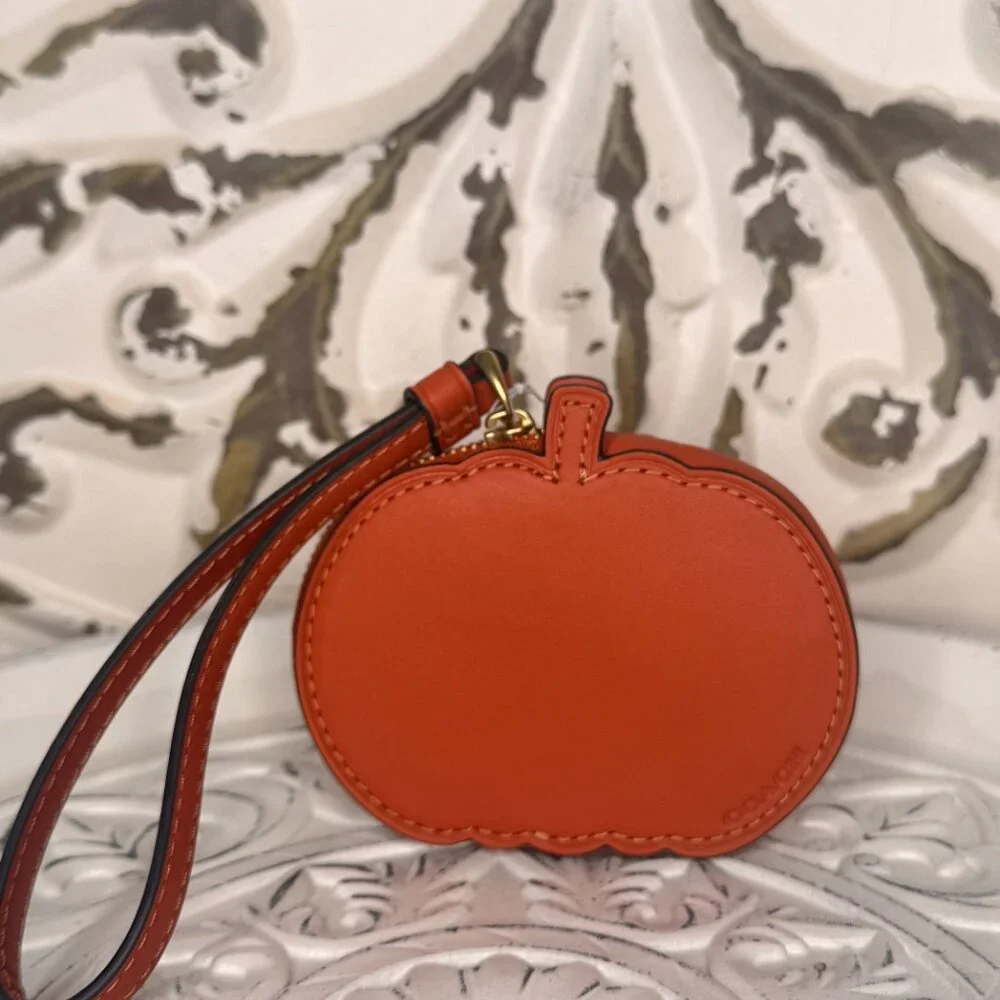 Coach pumpkin zip